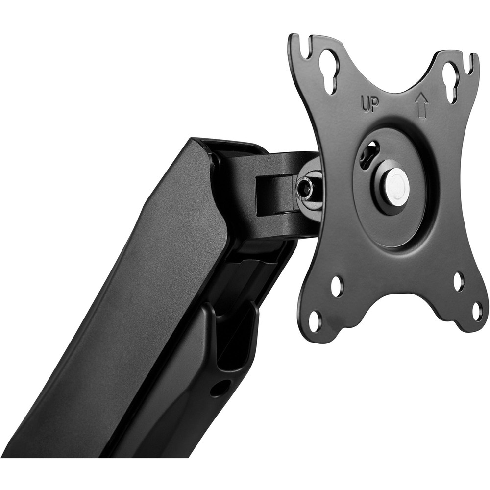 Lorell LLR99801 Dual Mounting Arm for Two Monitors - Black