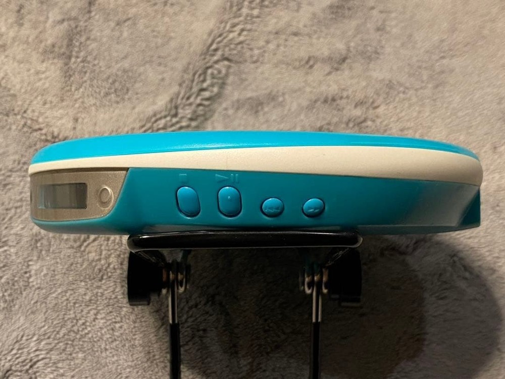 SONY D-EJ002 WALKMAN Portable CD Player Blue Only Main Unit Operation Tested