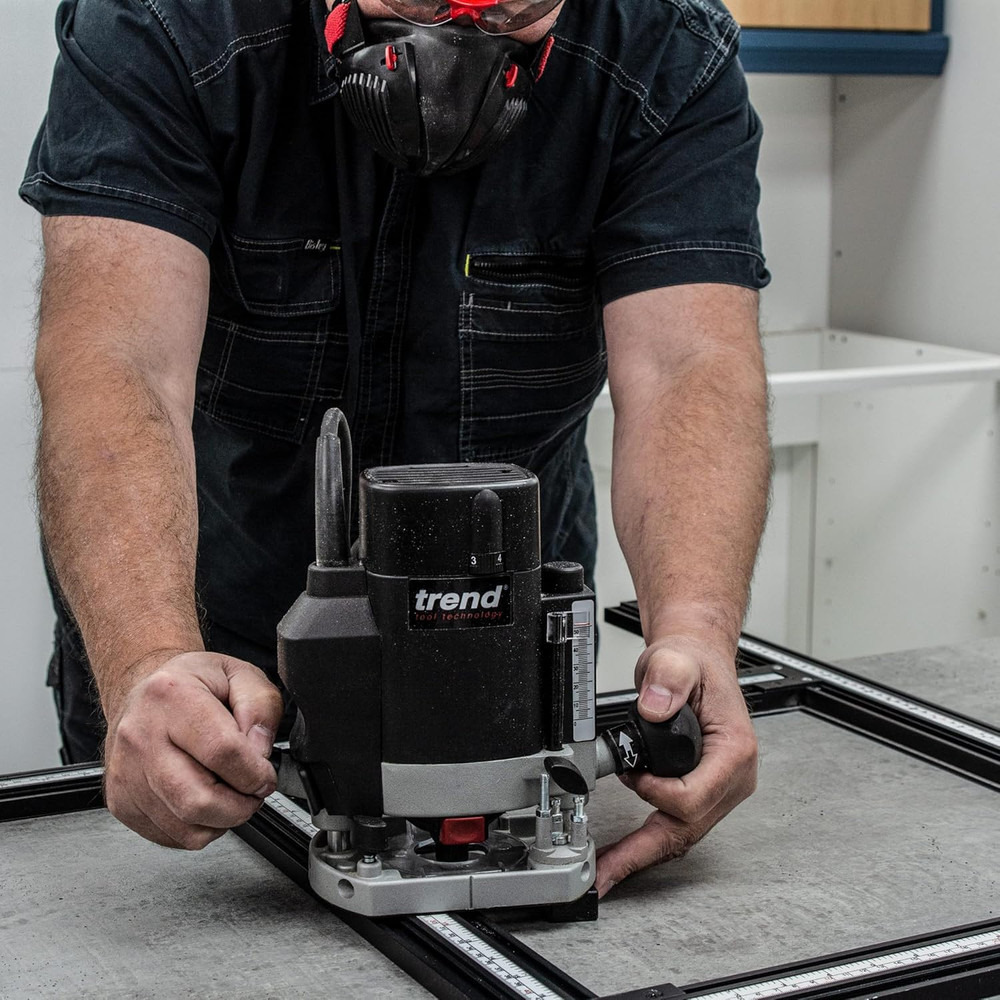 Varijig Adjustable Router Template System, Precision Frame for Rectangular Reces