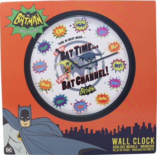 DC Batman - Wall Clock - BAT TIME [New Toy] Collectible, Clock
