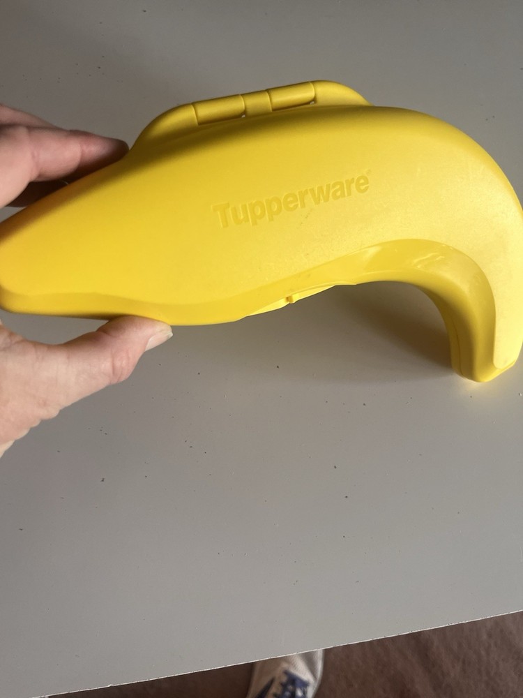 Tupperware Banana Keeper Forget-Me-Not Fruit Storage Lunch Container