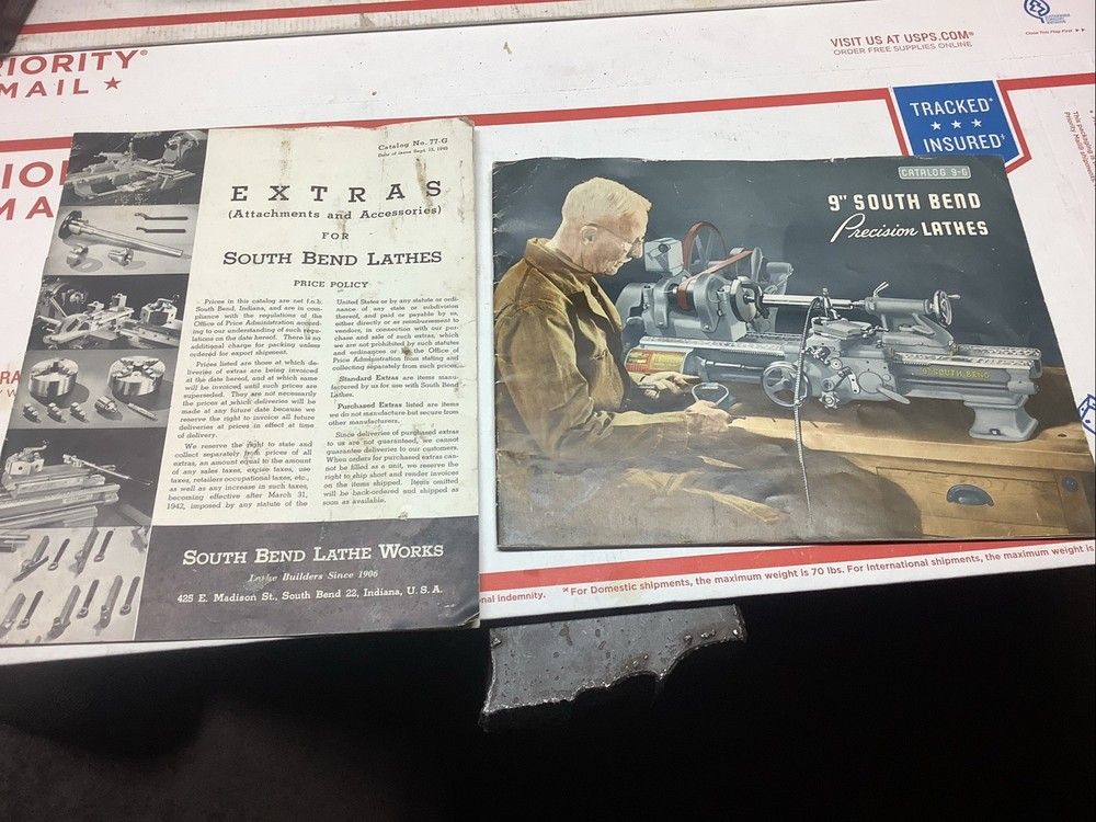South Bend Lathe Catalog 9-g & 77-g