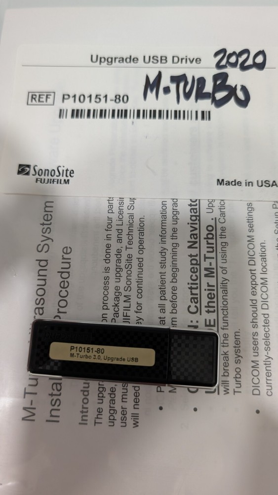 SONOSITE M-TURBO SOFTWARE
