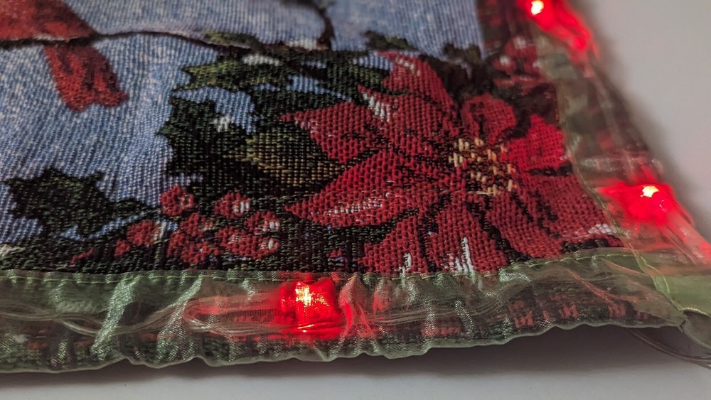 Lighted Christmas Table Runner