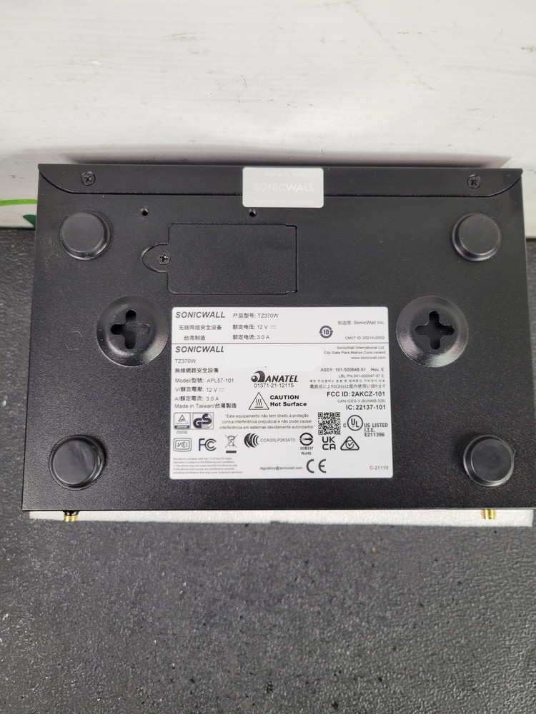 SonicWall TZ370W Network Security Firewall Appliance No Adapter Unclaimed