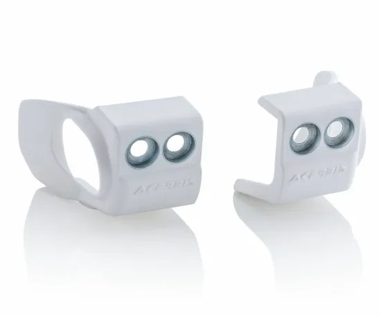 Acerbis White Fork Shoe Boot Protector Pair