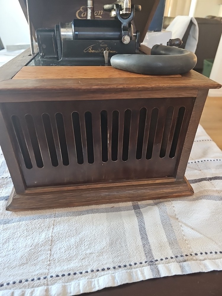 Antique Edison Model X Cylinder Phonograph