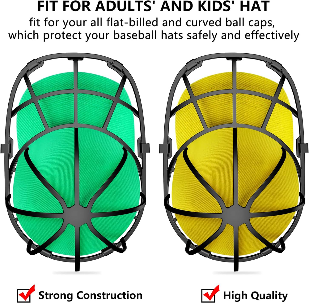 Hat Washer for Baseball Cap Washer Cage Frame Protector for Washing Machine 4PCS
