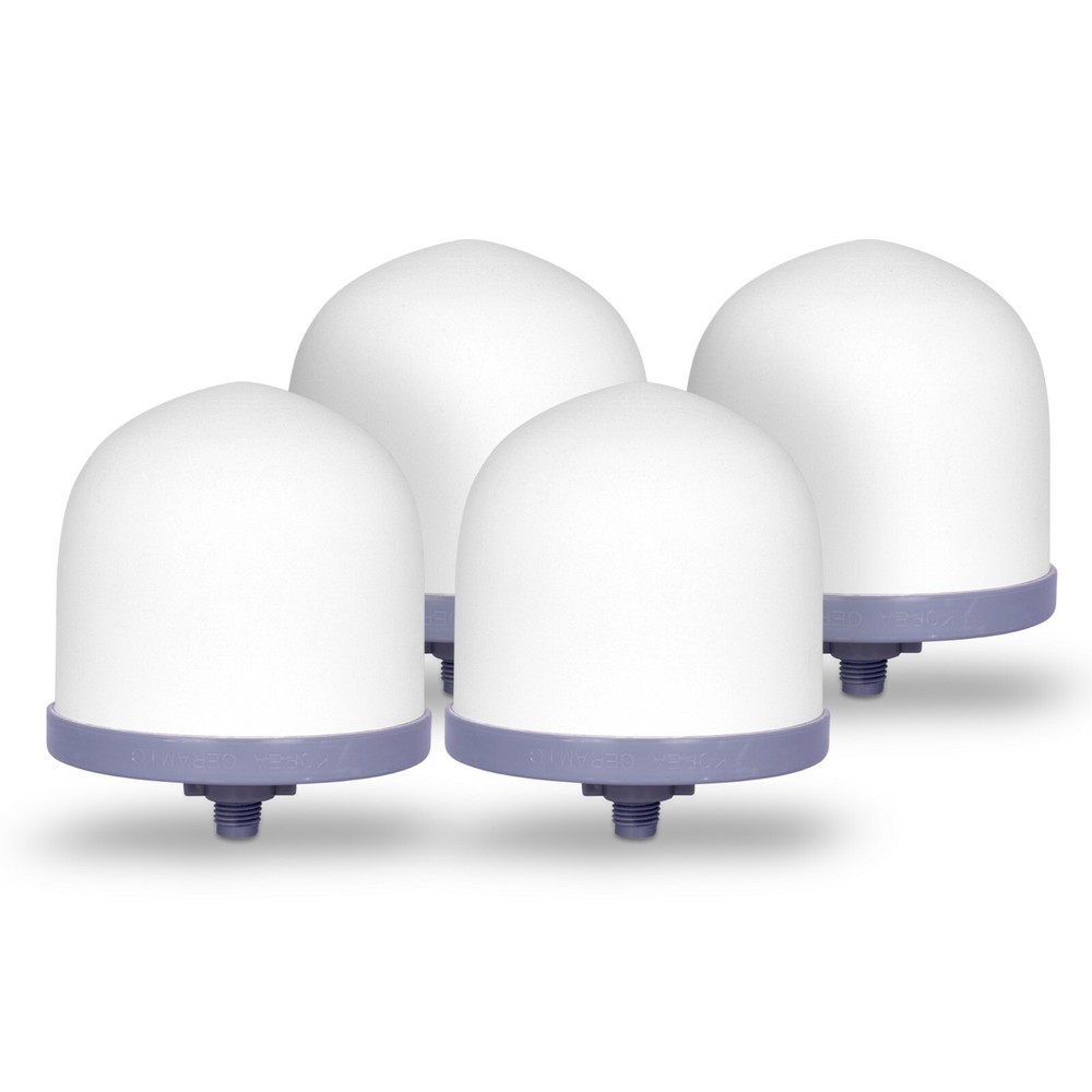 Replacement Ceramic Dome Water Filter 0.2 to 0.5 micron for Zen Systems 4 Pack
