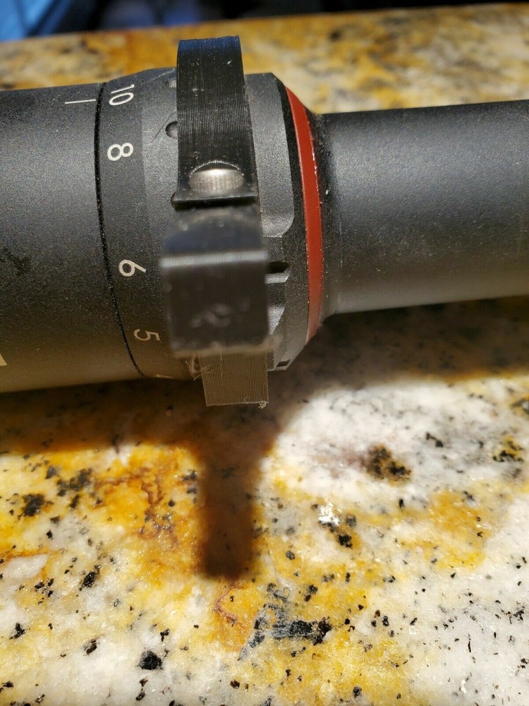 Bushnell Nitro 2.5-10x44 scope throw lever