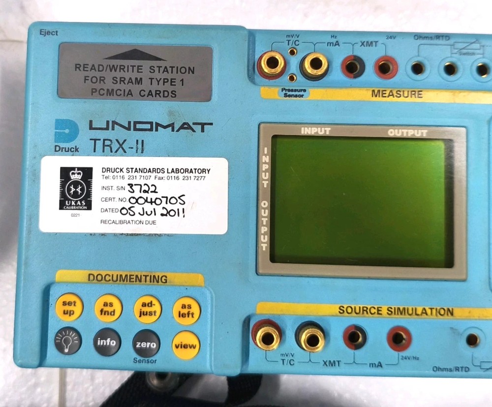 DRUCK MTC2000 CALIBRATION SET MTC2000-T1-X-DB1