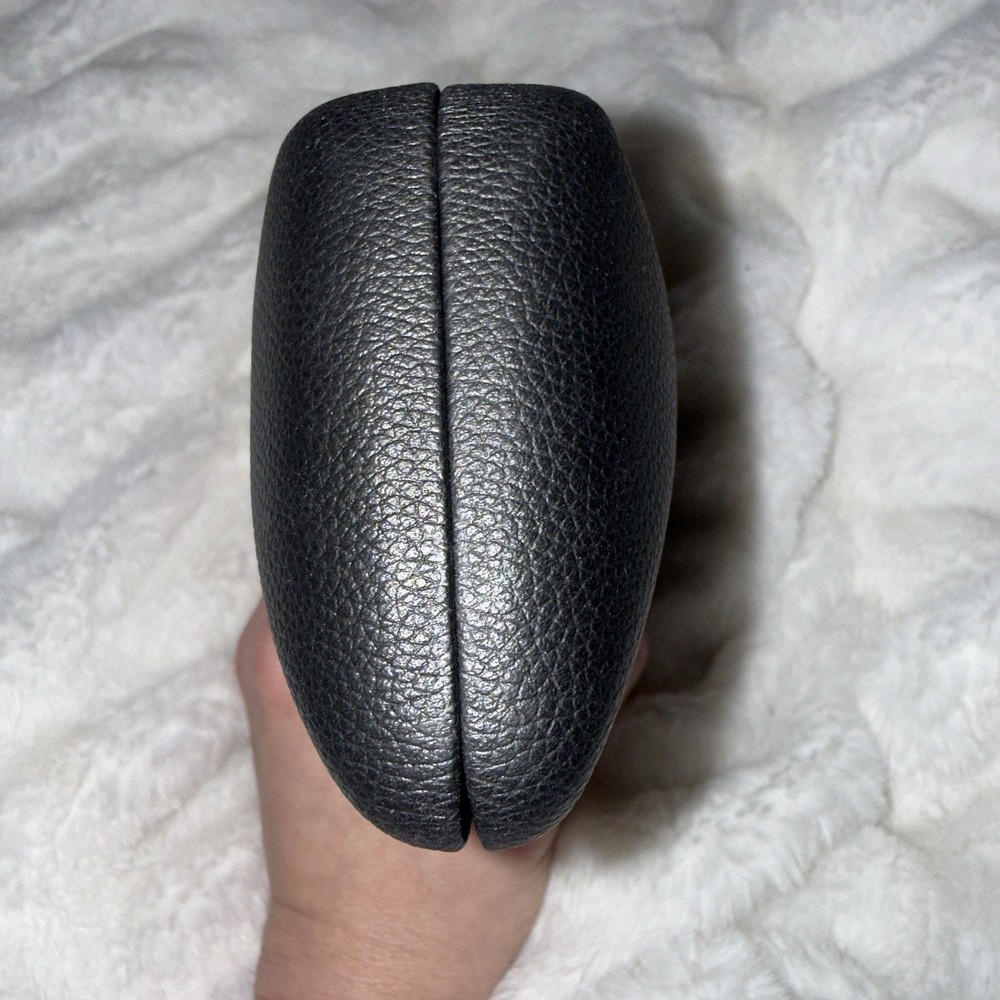 BALENCIAGA Empty Hard Clamshell Sunglasses Case Authentic Black Geometric NEW