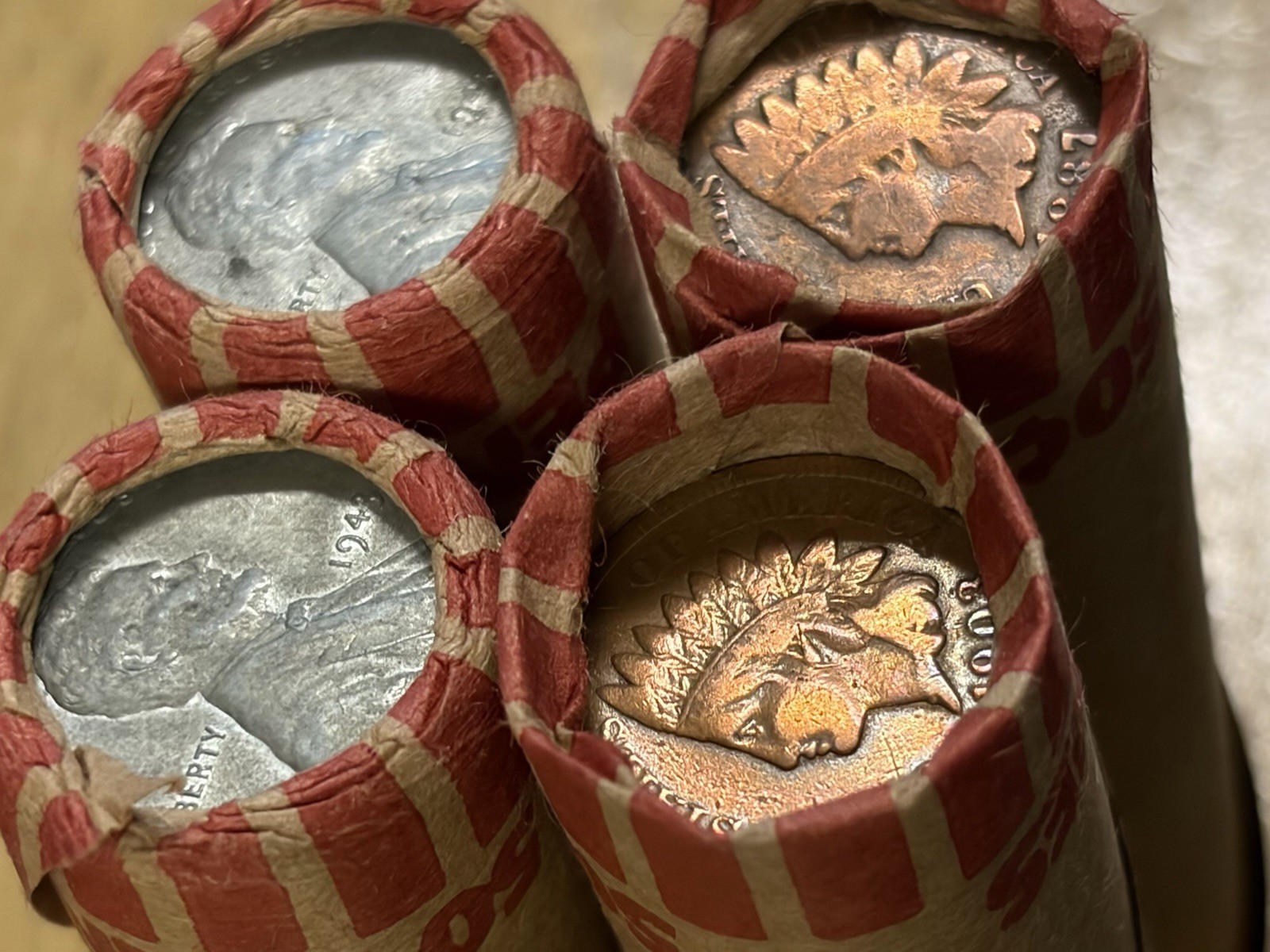 UNSEARCHED Wheat Cent Rolls w/ both  Indian & Steel Cent Enders 🪙🔥🪙🔥