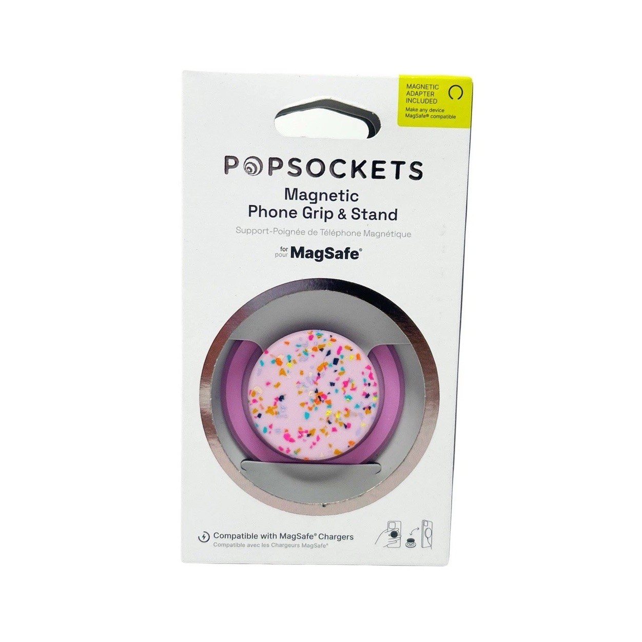 PopSockets Magnetic Phone Grip with MagSafe - Circus Regrind Sugar Plum