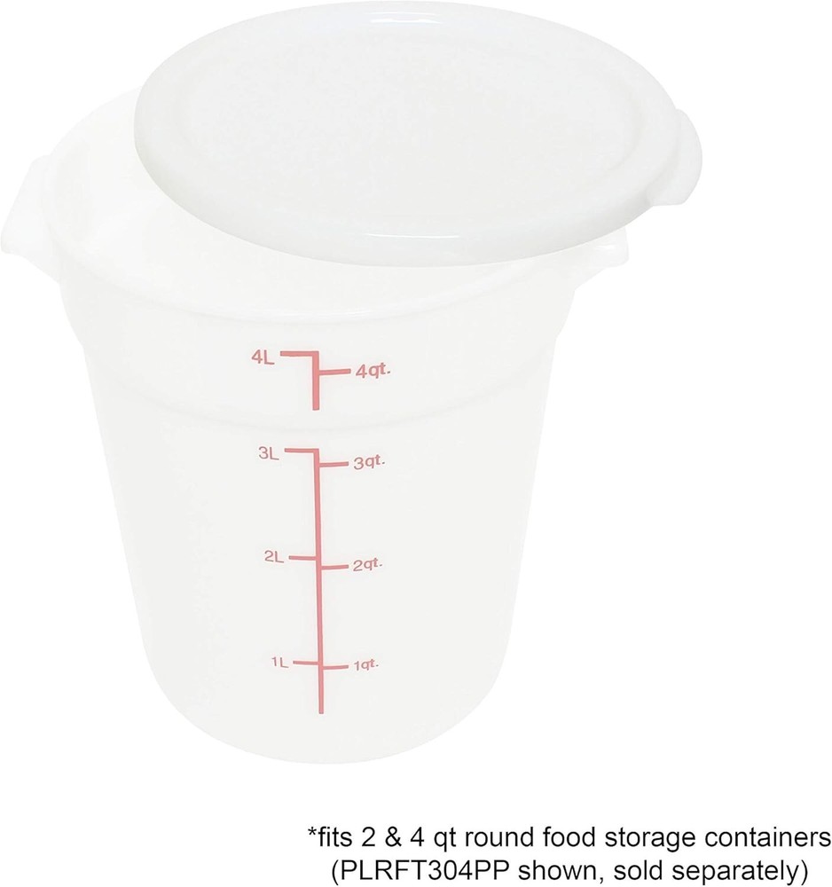 Thunder Group Cover for 2 quart, 4 quart round container, pp, comes in each