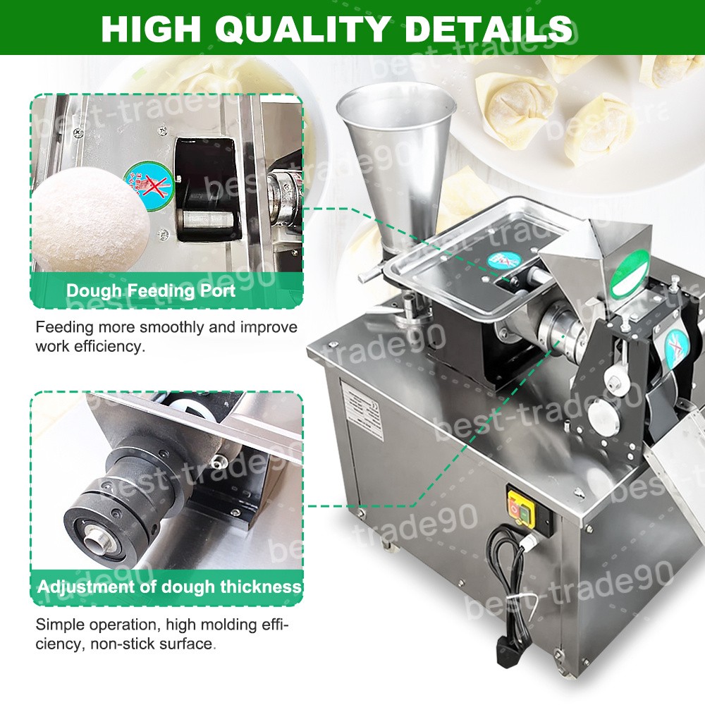 Commercial Dumpling Making Machine Electric Big Empanada Wrapper Maker Stainless