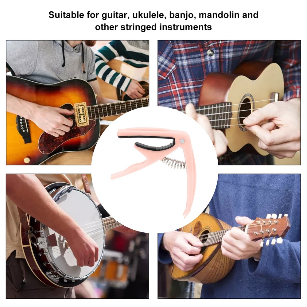 Guitar Capo Clamping ABS Shell Stringed Instrument Playing Tuning Accessories