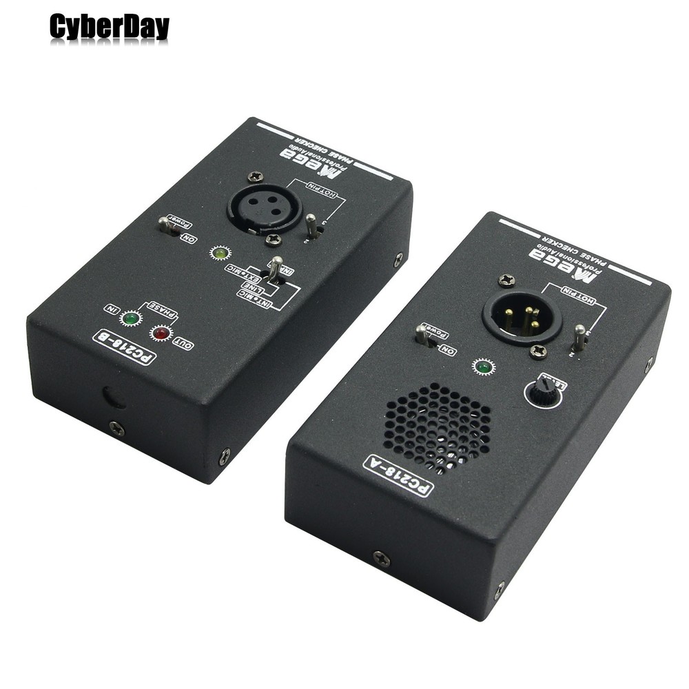 Phase Polarity Tester Checker Detector Audio Speaker Microphone Sound Testing