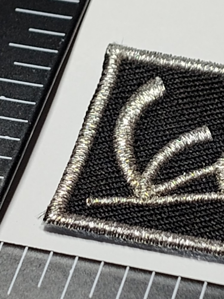 Vespa Black Chrome Patch Scooterists Mod Hook Loop Tac Patch High Quality Patch