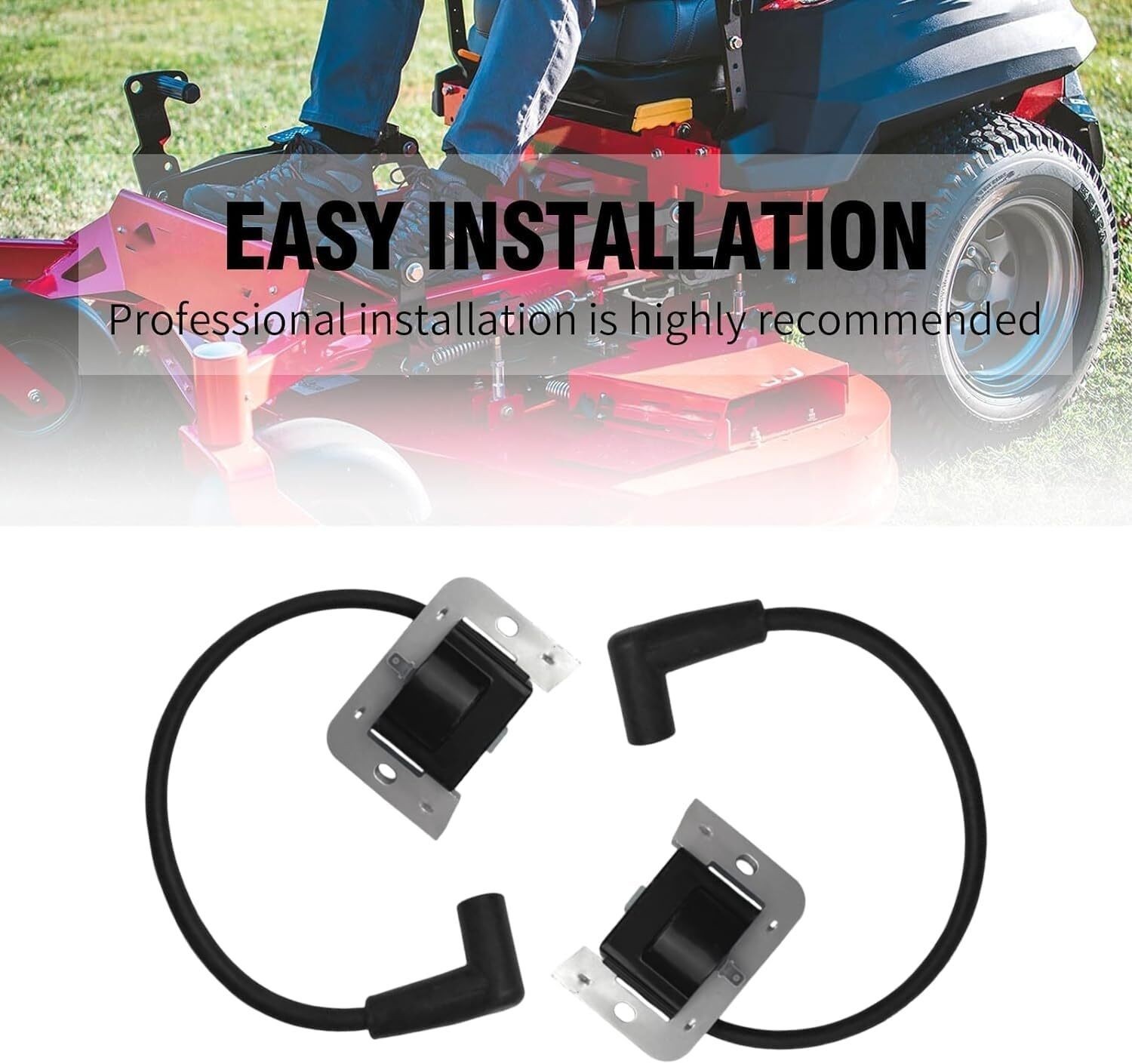 2Pcs Ignition Module 24HP 7000 Series engine w/Spark Plug For Kohler 32-584-06-S