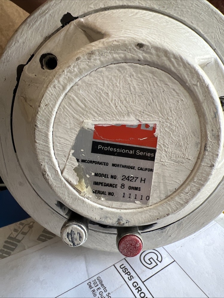 Original Jbl 2427H Compression Driver TESTED WORKING