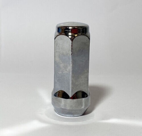 32 Chrome Bulge Acorn Lug Nuts XL 2" Tall 9/16-18 For 1987-1998 Ford F-250 F-350