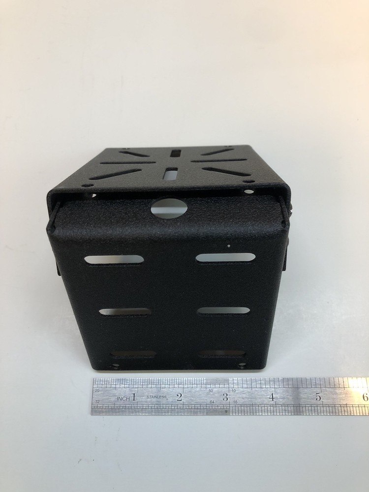 2-Way Radio Floor Mounting Bracket Universal Hole Pattern Adjustable Tilt