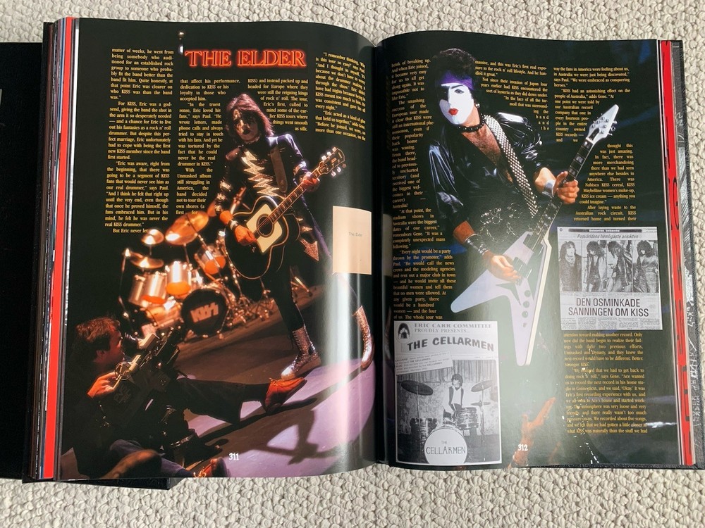 KISSTORY AMAZING+HUGE HARDCOVER BOOK INCREDIBLE PICTURES+ARTICLES KISS