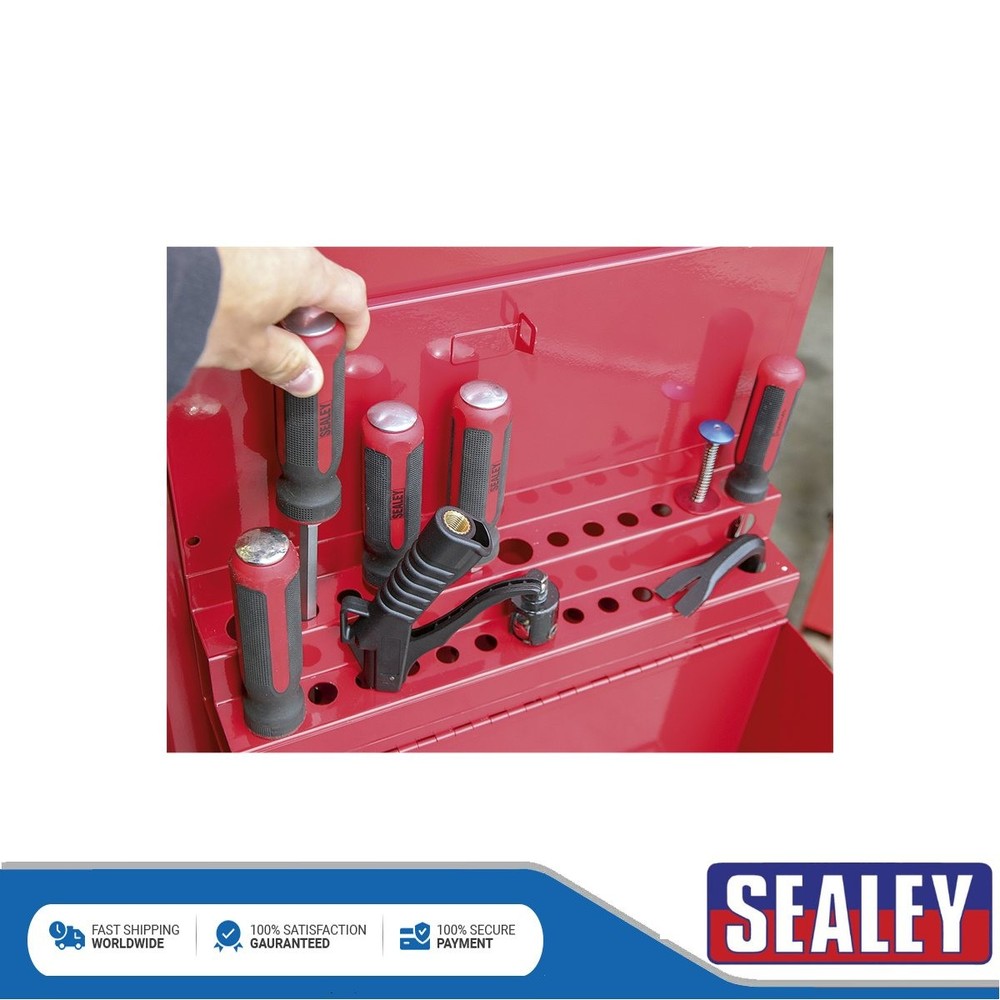 Sealey Side Cabinet for Long Handle Tools Red APLHT