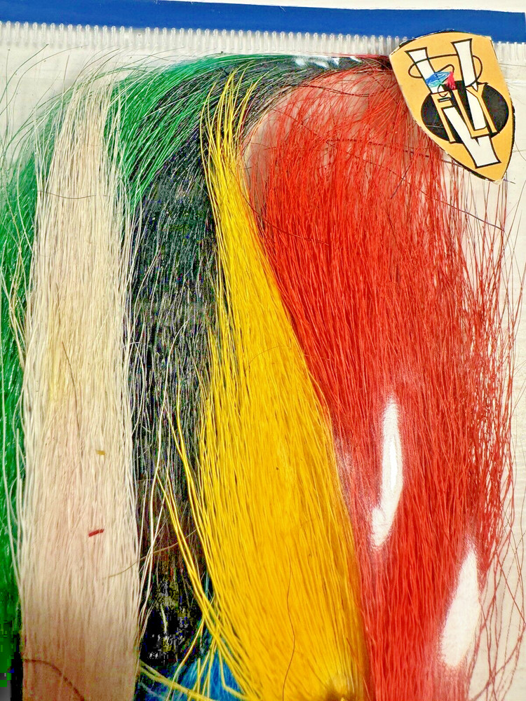 V Fly Select 6 Piece Mixed Colour Bucktail Selection Pack