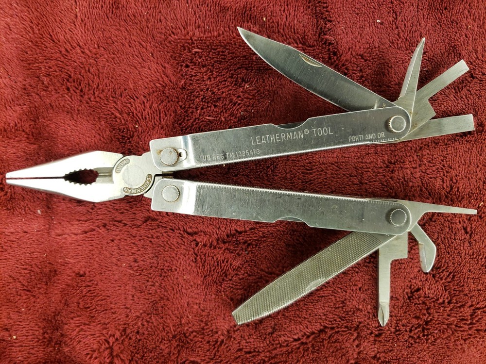 🔪🔪🔪🔪 Leatherman PST Vintage Multi tool No Date Code Knife Trademark