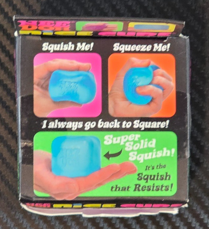 Schylling NeeDoh Nice Cube Super Solid Squish Pink