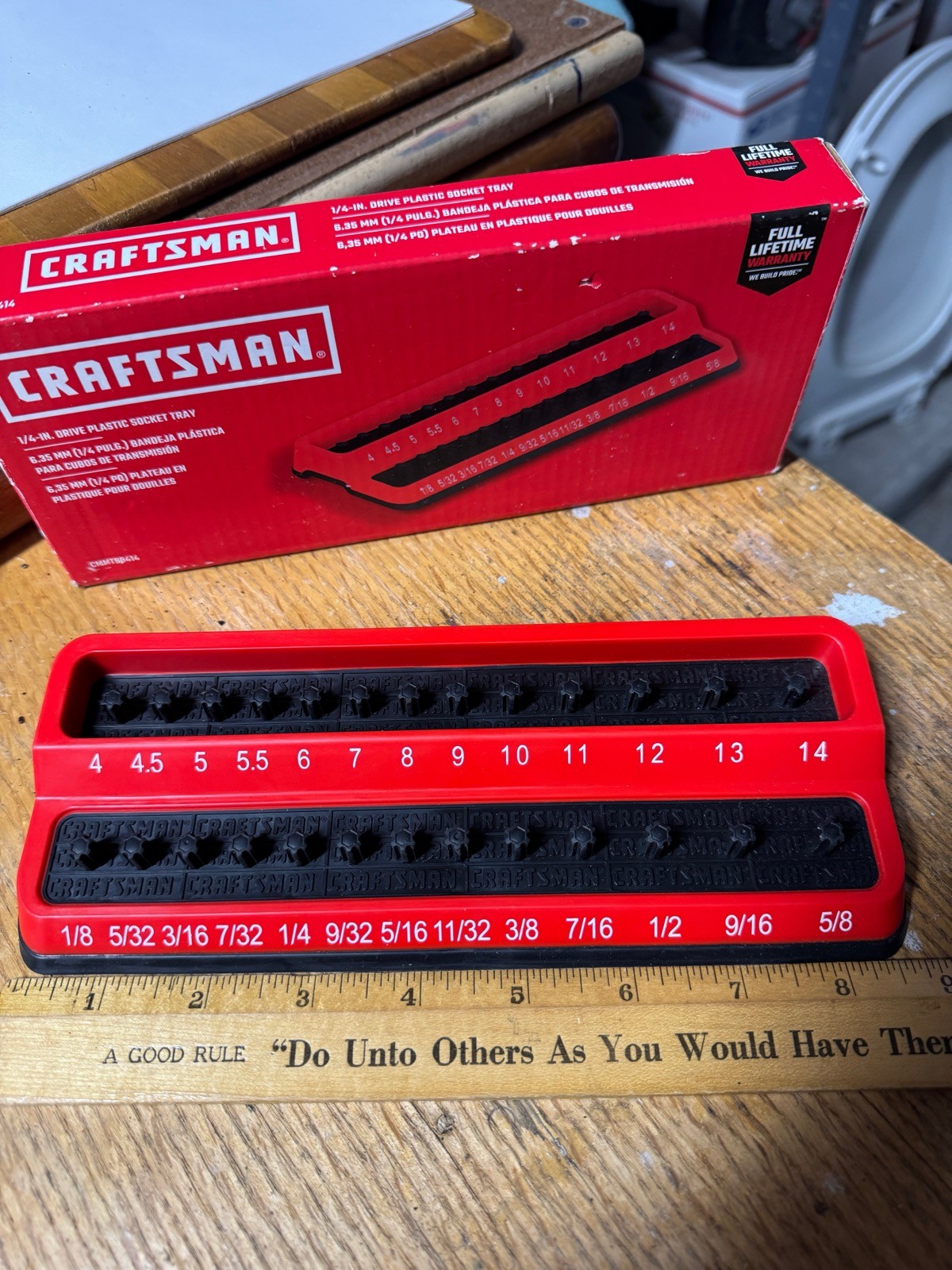 Craftsman 1/4 in Drive Plastic Socket Tray CMMT99414