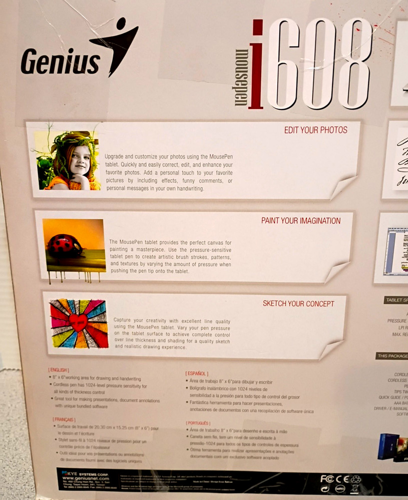 Genius Mouse Pen i608 Pen Tablet -
