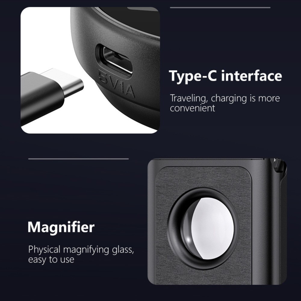 500X Magnification Digital Microscope With 2 0 IPS Screen And LED Lights