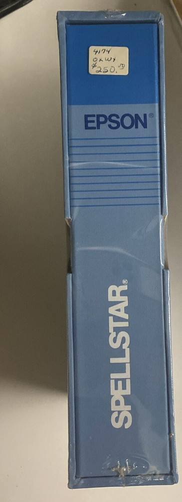 Epson QX-10 Version 3.30 Spellstar Software Micropro Vintage In Package