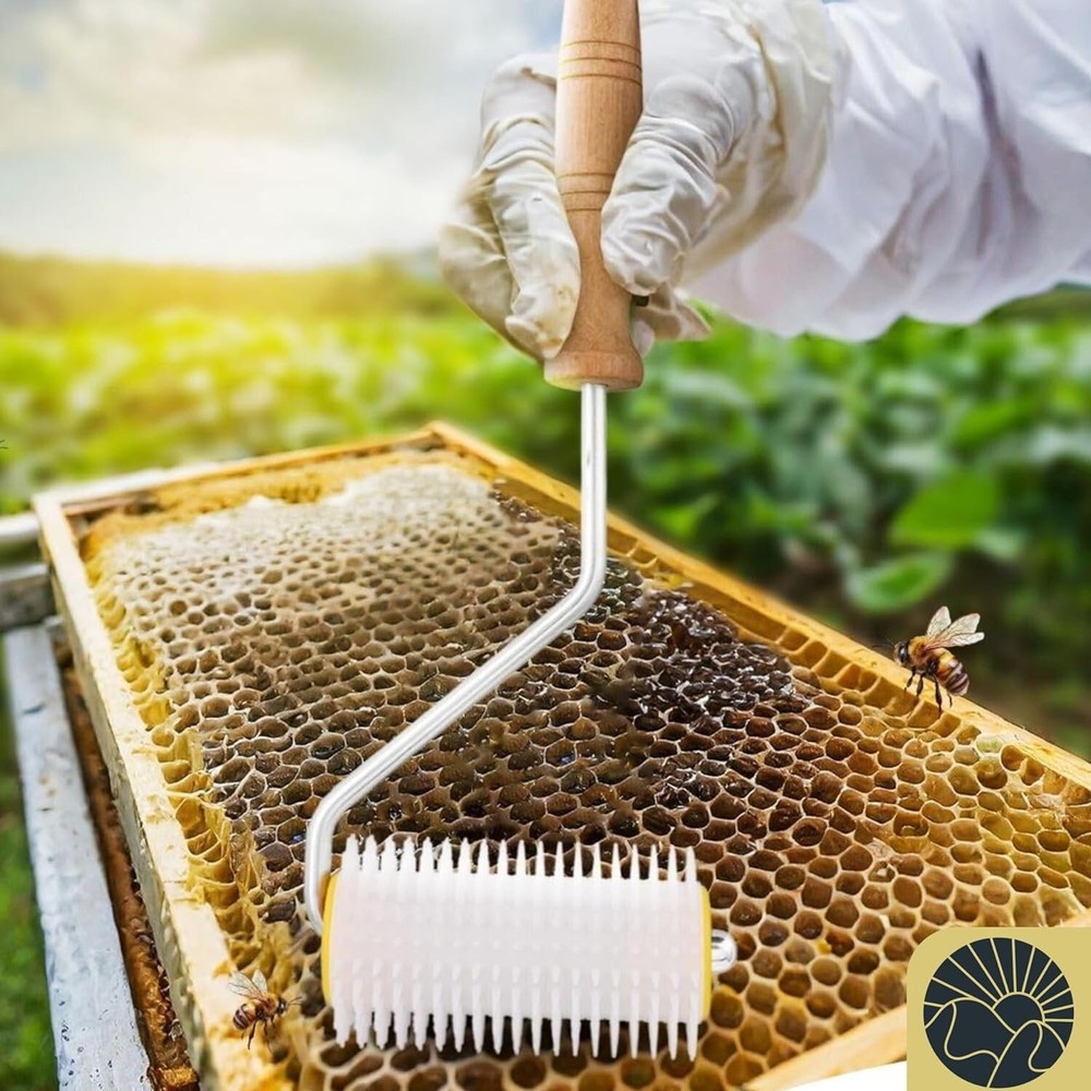 Honey Extractor Uncapping Needle Roller Tool for Beekeeping Honey Spinner Extrac