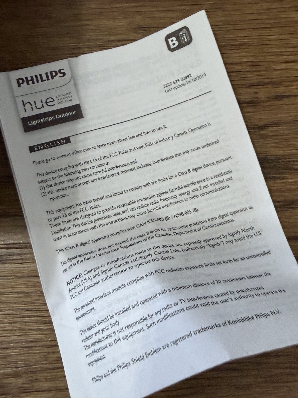 Philips Hue Shape Light Your Way Outdoor Lightstrip 16ft White & Color w/ Sensor