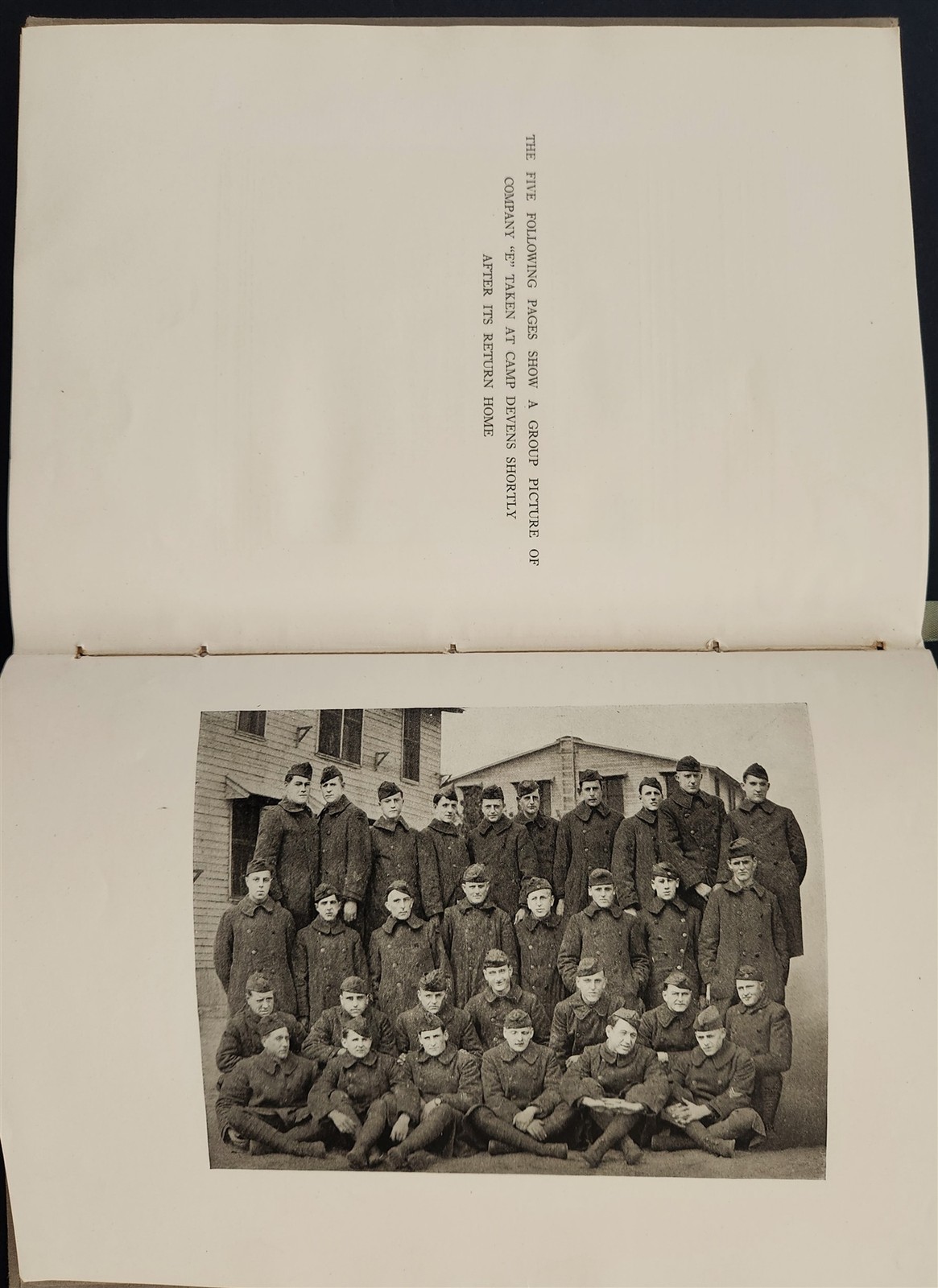 1919 antique WWI HISTORY "E" Co 101st ENGINEERS 26th DIV private printing