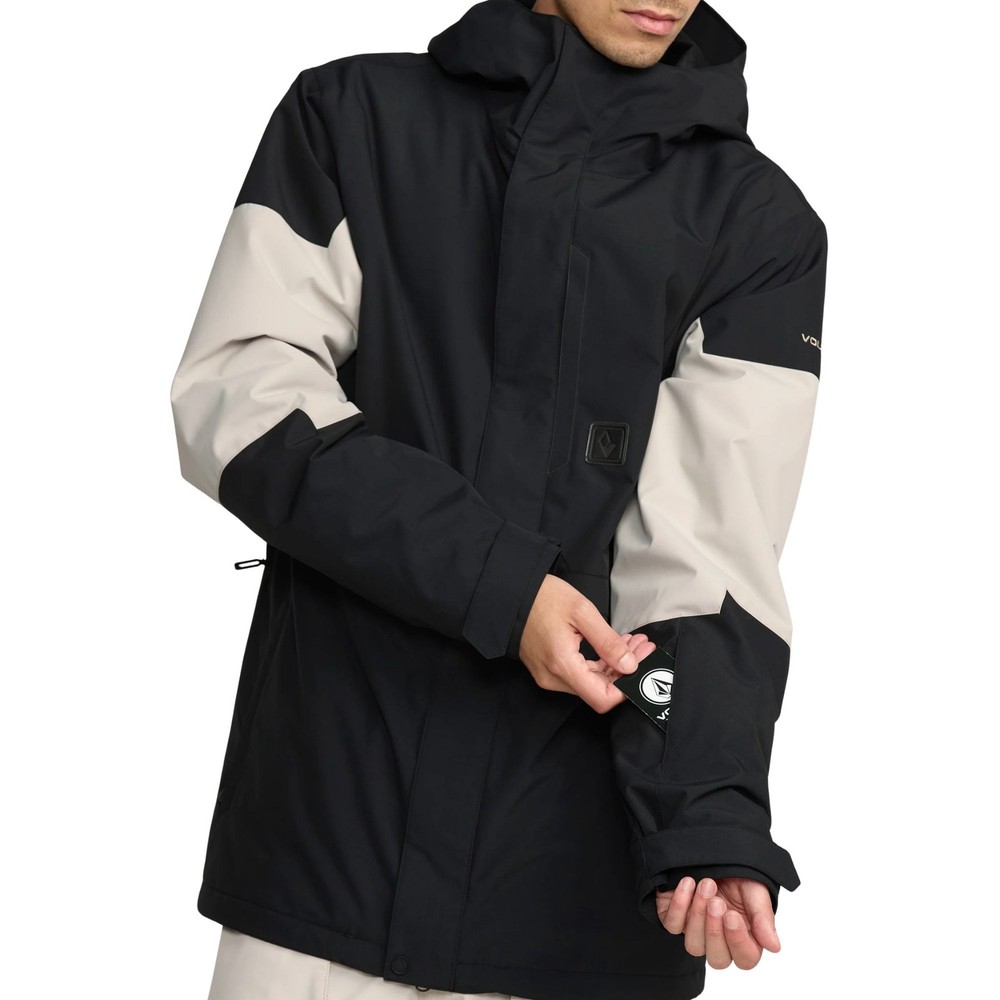 Volcom Primry Men's Winter Jacket, Black, Small