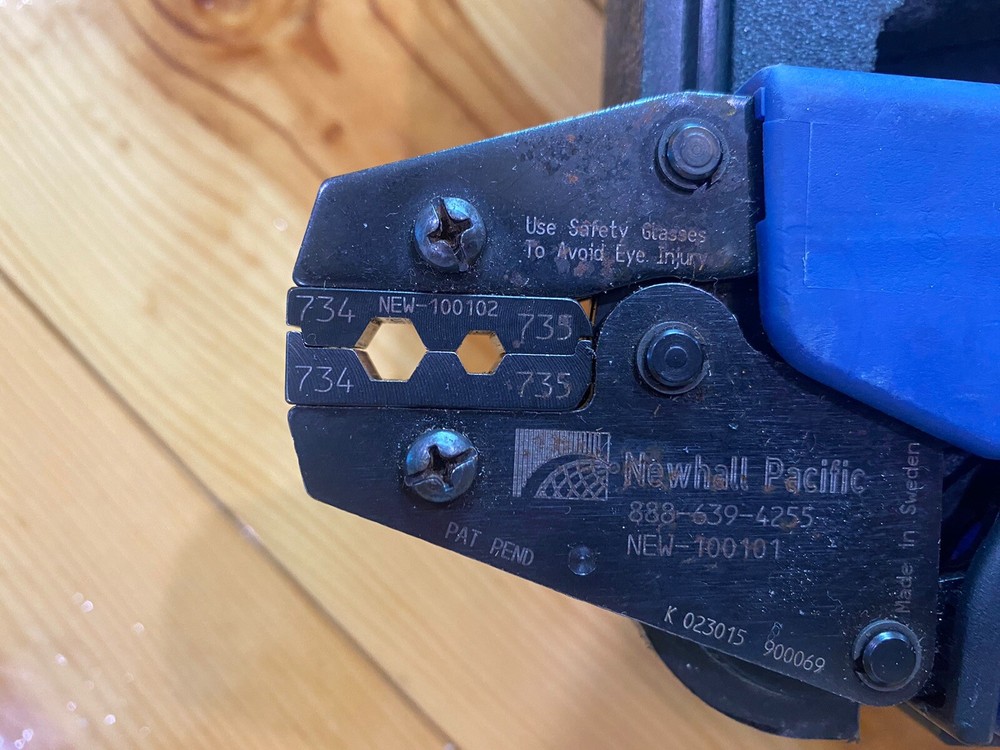Newhall Pacific Coax Ratchet Crimper Set