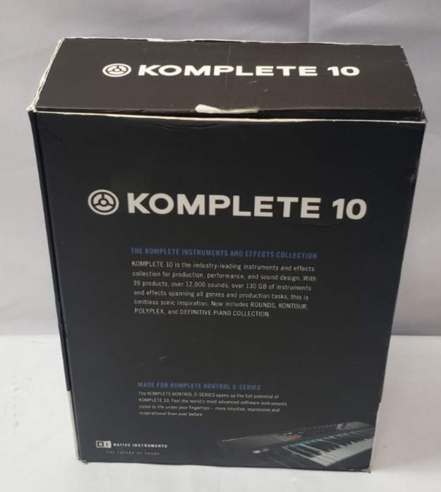 Komplete 10 Native Instruments And Effects Collection *Used