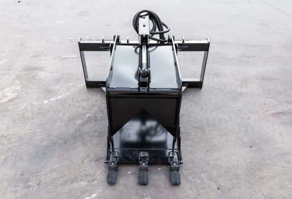 Stump Bucket Hydraulic Grapple Attachment for Bobcat Skid Steer Loader