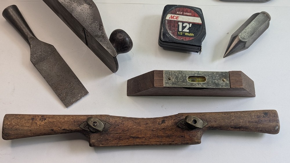Small group of woodworking tools