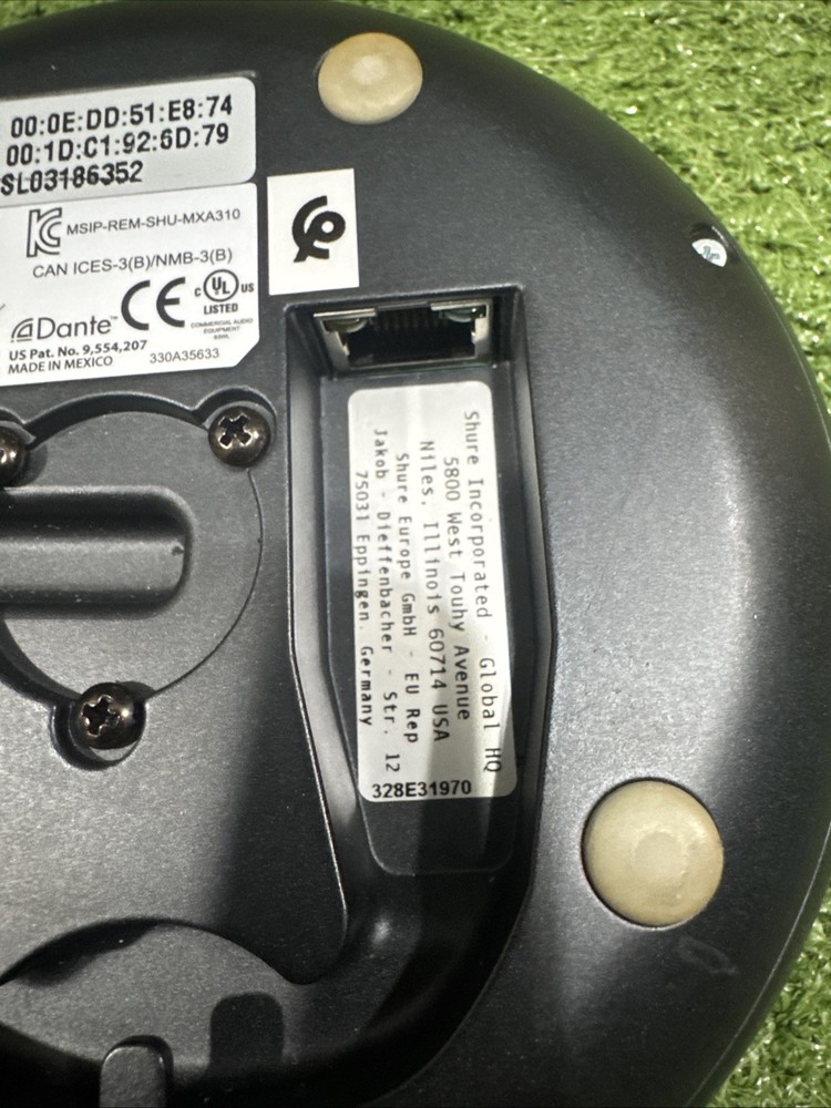 Shure MXA310B Table Array Microphone Black