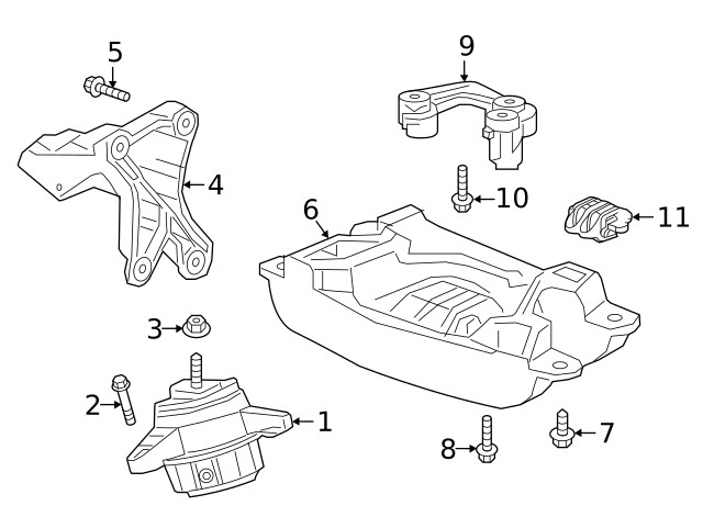 Genuine GM Mount Bracket 23221619