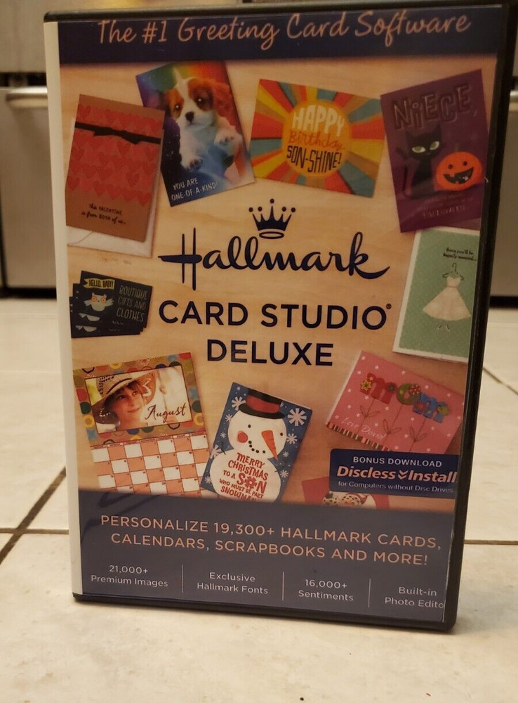 Hallmark Card Studio Deluxe - Card maker software for Windows