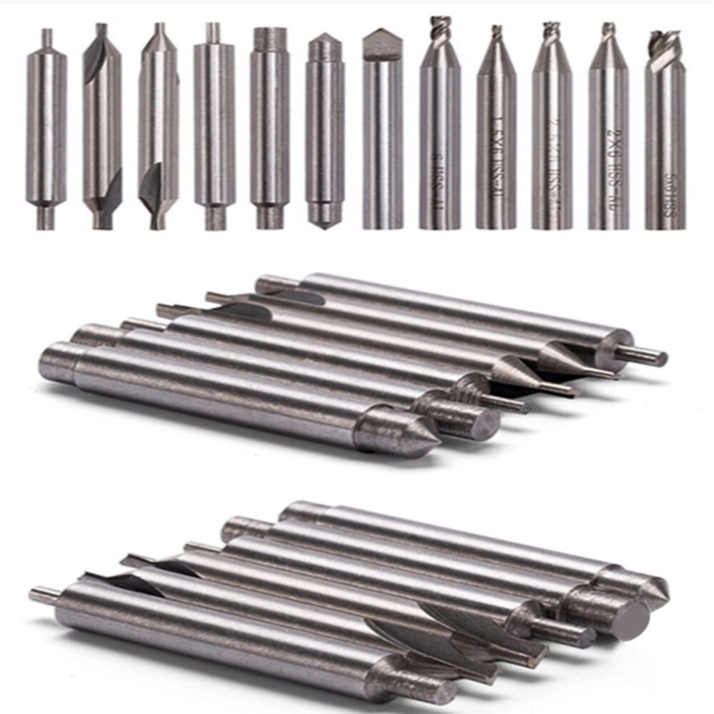 17PCs Drill Bits Set For 368A Locksmith Tool Vertical Key Machine Cutter TOP