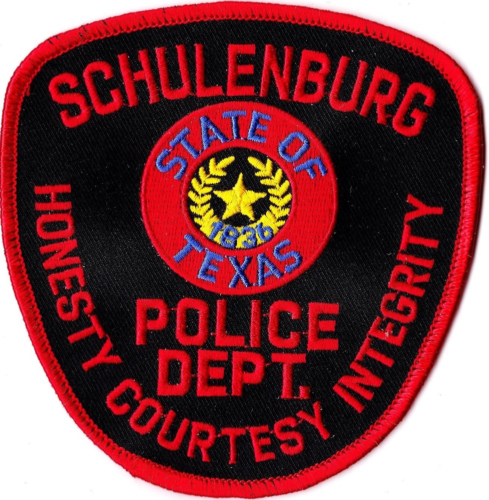 Schulenburg Police Dept. Texas  patch