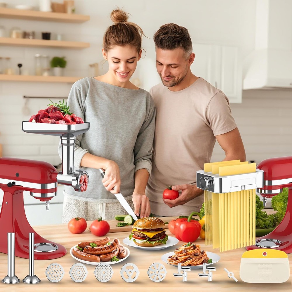 Mixer Attachment Grinder Pasta Maker Combo